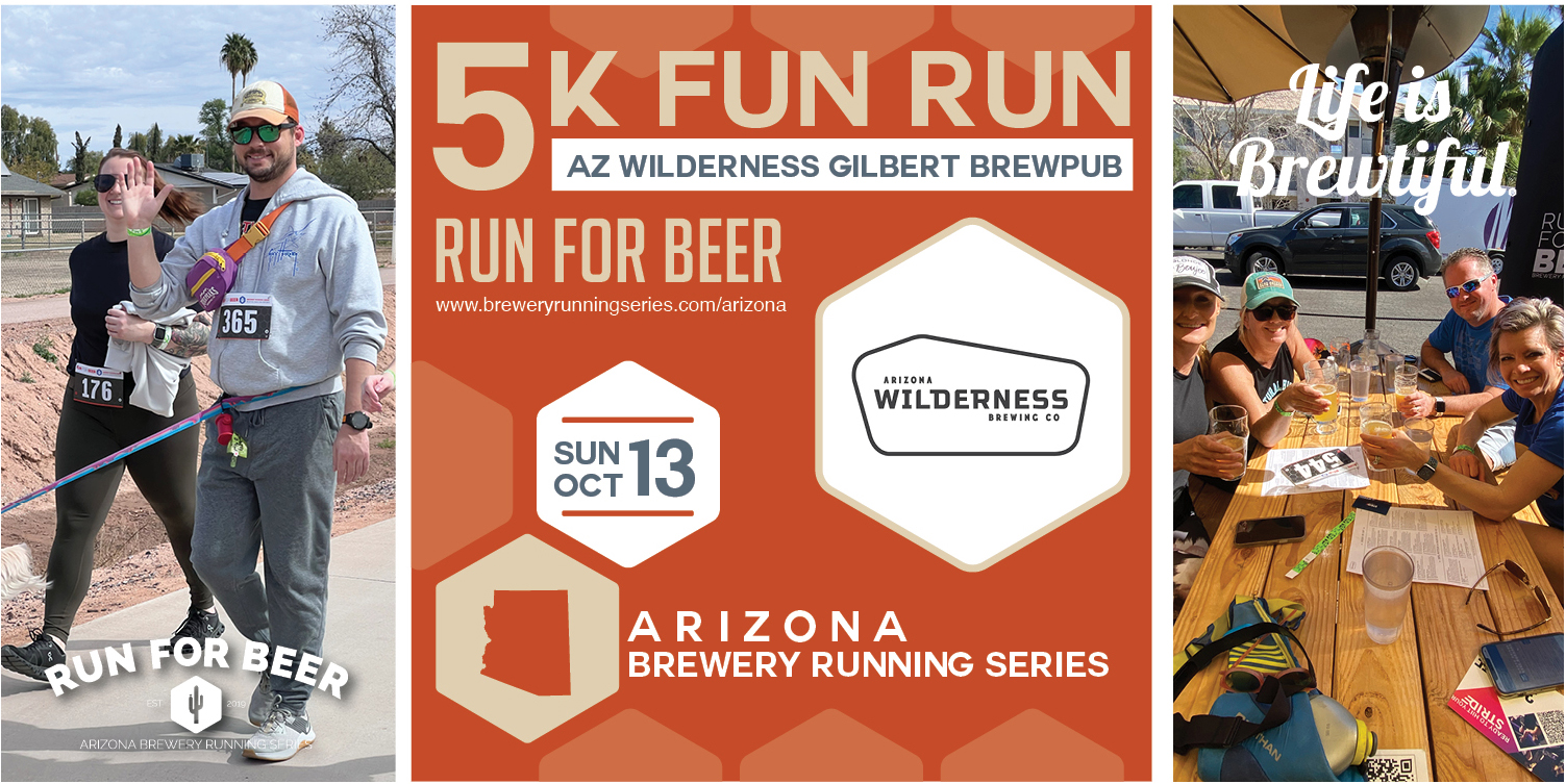 Beer Run AZ Wilderness Gilbert Brewpub Fall in Gilbert, AZ